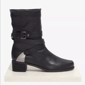 Stuart Weitzman Ranch Dressing Moto Boots